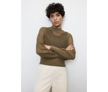 Ajour-Strickpullover slim