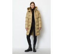 Puffer-Kapuzen-Daunenmantel regular