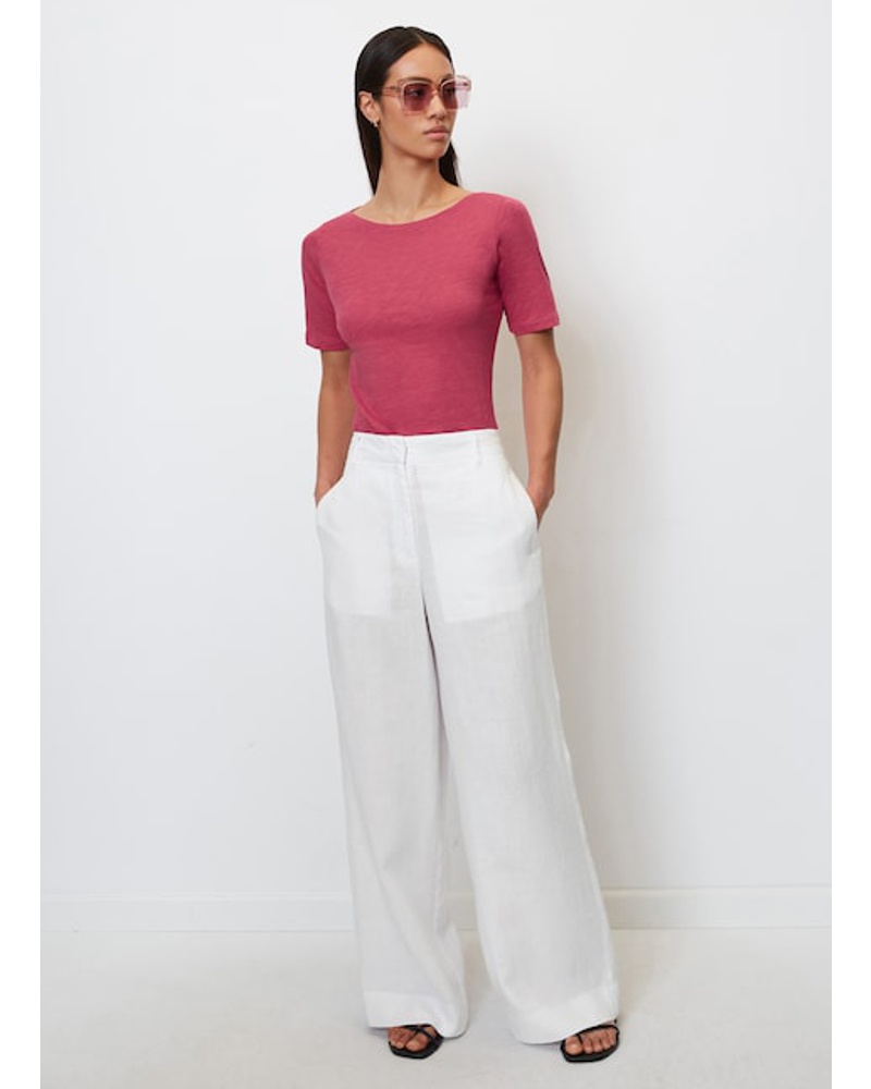 Marc O'Polo Damen U-Boot-T-Shirt slim