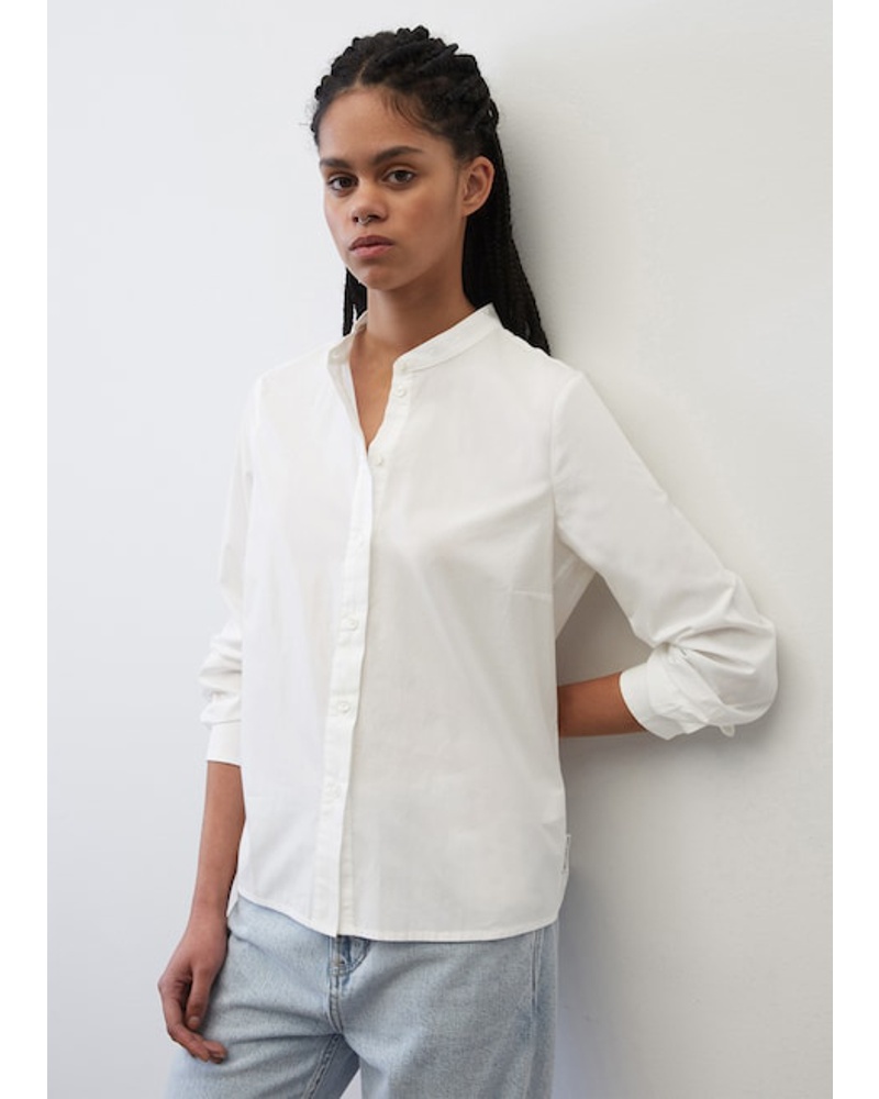 Marc O'Polo Damen Bluse mit Falten im Rücken