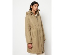 Parka mit abnehmbarer Kapuze fitted