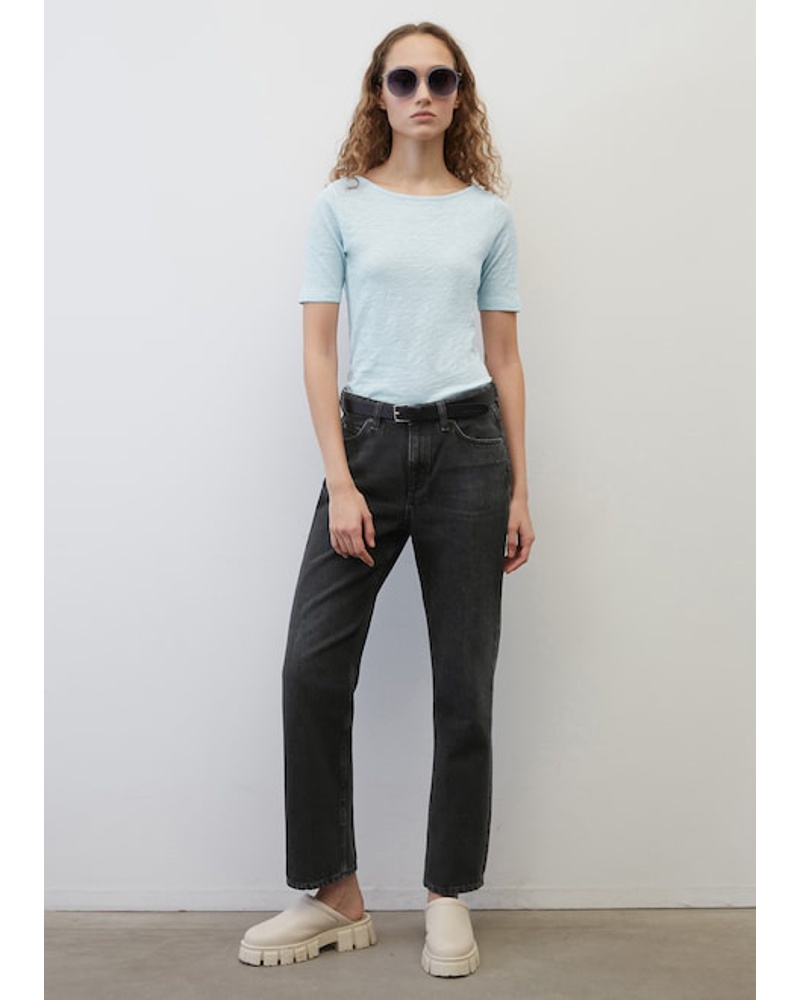 Marc O'Polo Damen U-Boot-T-Shirt slim