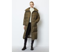 Langer Puffer Daunenmantel relaxed