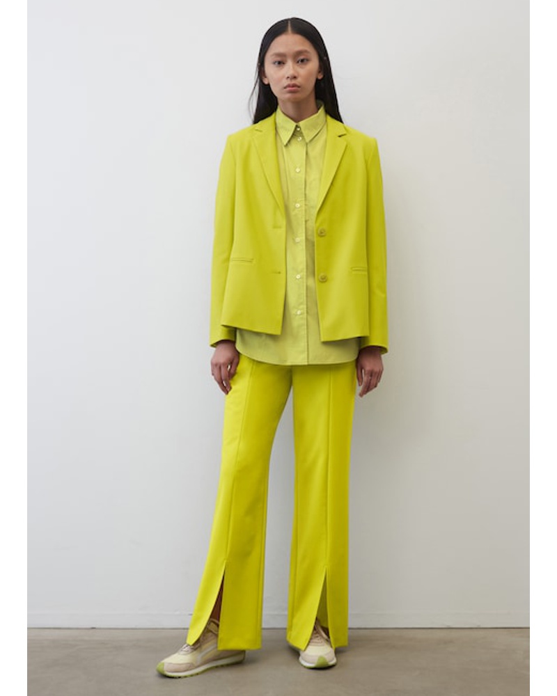 Marc O'Polo Damen Einreiher-Blazer regular cropped