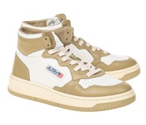 High-Top Leder-Sneaker