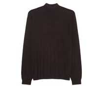 Feinstrick Stehkragen-Pullover