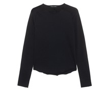 Longsleeve mit offenem Saum