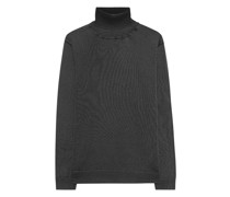 Rollkragen-Pullover aus Wolle