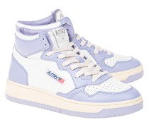High-Top Leder-Sneaker