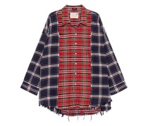 Destroyed Oversize Flanell-Hemd