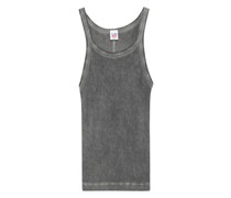 Geripptes Tanktop im Washed-Out Look