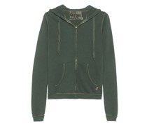 Bedruckter Zipper-Hoodie