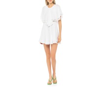 Mini-Kleid mit Volants