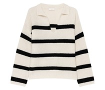 Oversize Kaschmir-Mix-Pullover mit Kragen