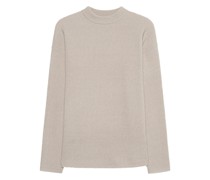 Strickpullover mit Stehkragen
