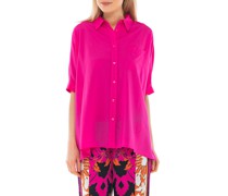 Seiden-Mix Oversize-Bluse