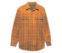 Kariertes Vintage-Look Hemd