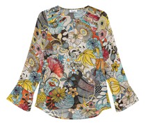 Gemusterte Bluse