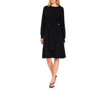 Kaschmirkleid mit Bindegürtel