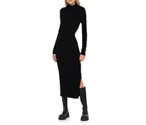 Fleece-Kleid mit Cut-Out