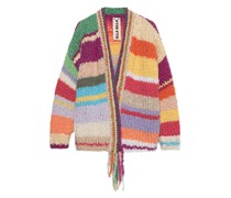 Kaschmir-Cardigan mit Fransen
