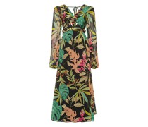 Cut-Out Body-Kleid mit abnehmbarem Unterrock