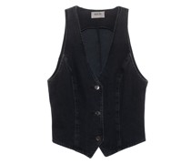 Washed-Out Jeansweste