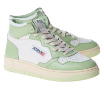 High-Top Leder-Sneaker