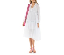 Ausgestelltes Midi-Kleid