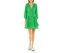 Baumwoll-Mini-Kleid