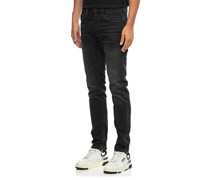 Washed-Out Slim-Fit Jeans