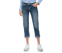 Low-Rise Relaxed Skinny Jeans