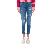 Cropped Destroyed Skinny-Jeans