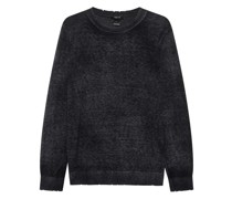 Woll-Kaschmir-Pullover mit Destroyed Details