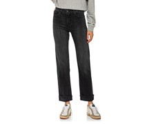 Washed-Out Straight-Leg-Jeans