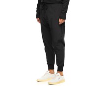 Low-Crotch Nylon-Mix Jogginghose