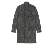 Strukturierter Woll-Mix Mantel