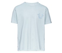 T-Shirt mit Flock-Print