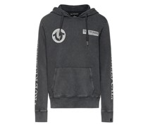 Bedruckter Hoodie im Used-Look