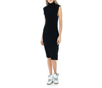 Kaschmir-Strickkleid mit Rollkragen