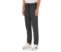 Leinen-Hose mit elastischem Bund