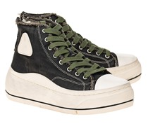 High-Top Sneaker mit Plateausohle