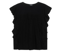 Bluse mit Volants