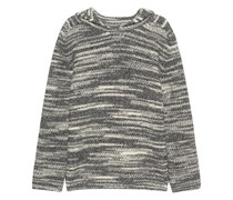Woll-Mix Strick-Hoodie