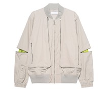 Bomberjacke mit Reißverschluss-Details