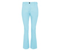 Kick-Flare Chino-Hose