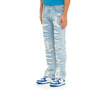 Destroyed Straight-Fit-Jeans