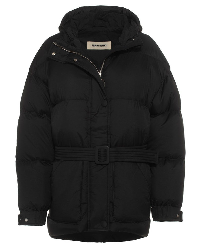 IENKI IENKI Damen Oversize Daunenjacke mit abnehmbarem Gürtel