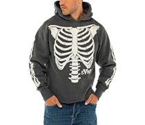 Bedruckter Oversize Hoodie im Vintage-Stil