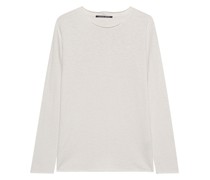 Baumwoll-Leinen-Mix-Strickpullover